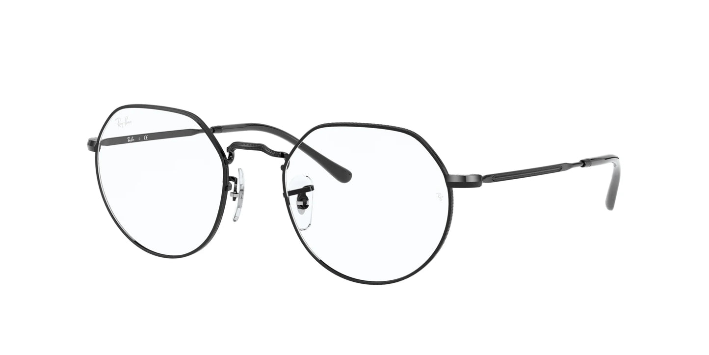 Ray-Ban JACK RX6465F Eyeglasses Black / Clear