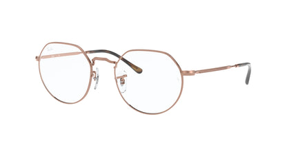 Ray-Ban JACK RX6465F Eyeglasses Light Brown / Clear
