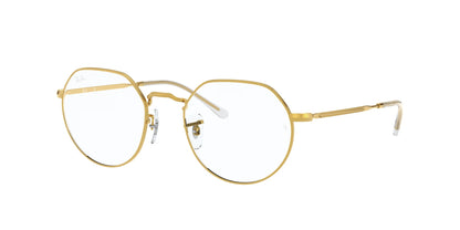 Ray-Ban JACK RX6465F Eyeglasses Gold / Clear