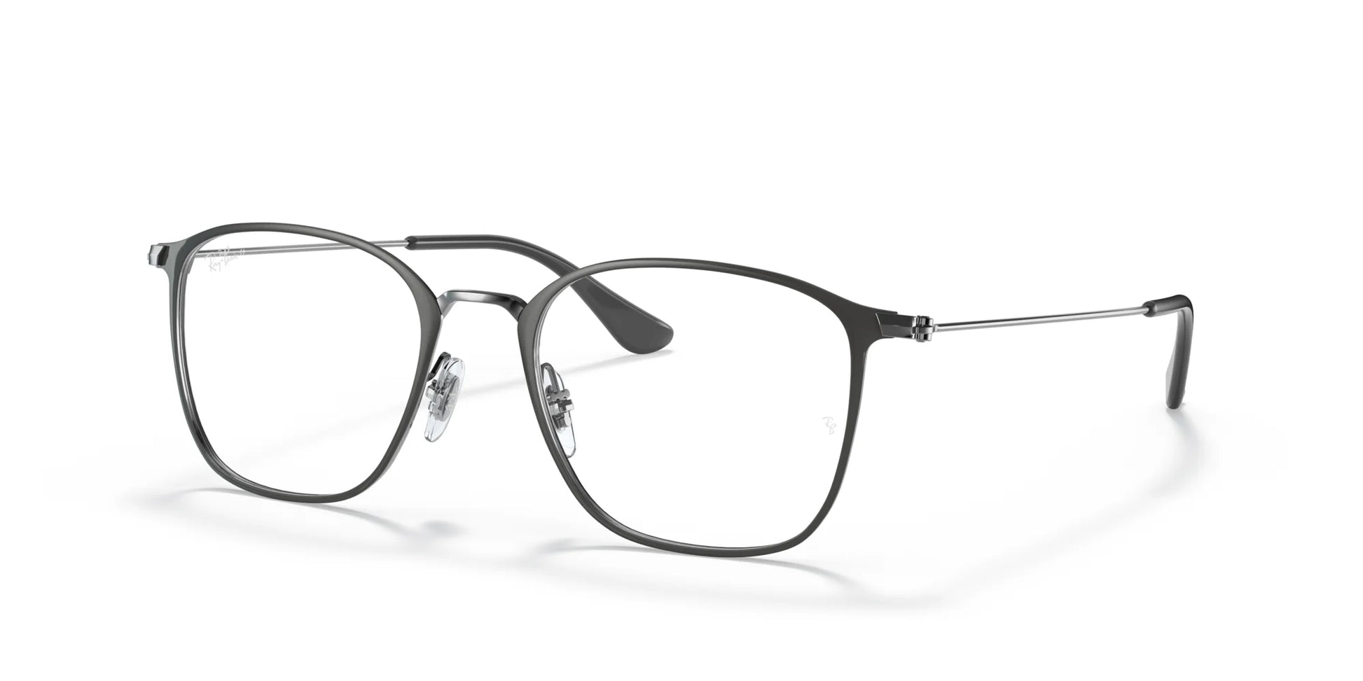 Ray-Ban RX6466 Eyeglasses Grey On Gunmetal / Clear