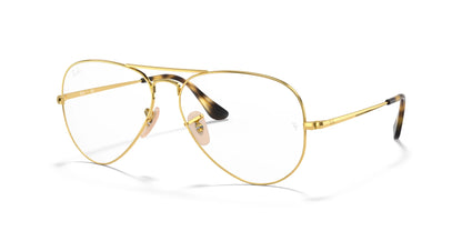 Ray-Ban AVIATOR RX6489 Eyeglasses Gold / Clear