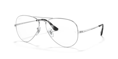 Ray-Ban AVIATOR RX6489 Eyeglasses Silver / Clear