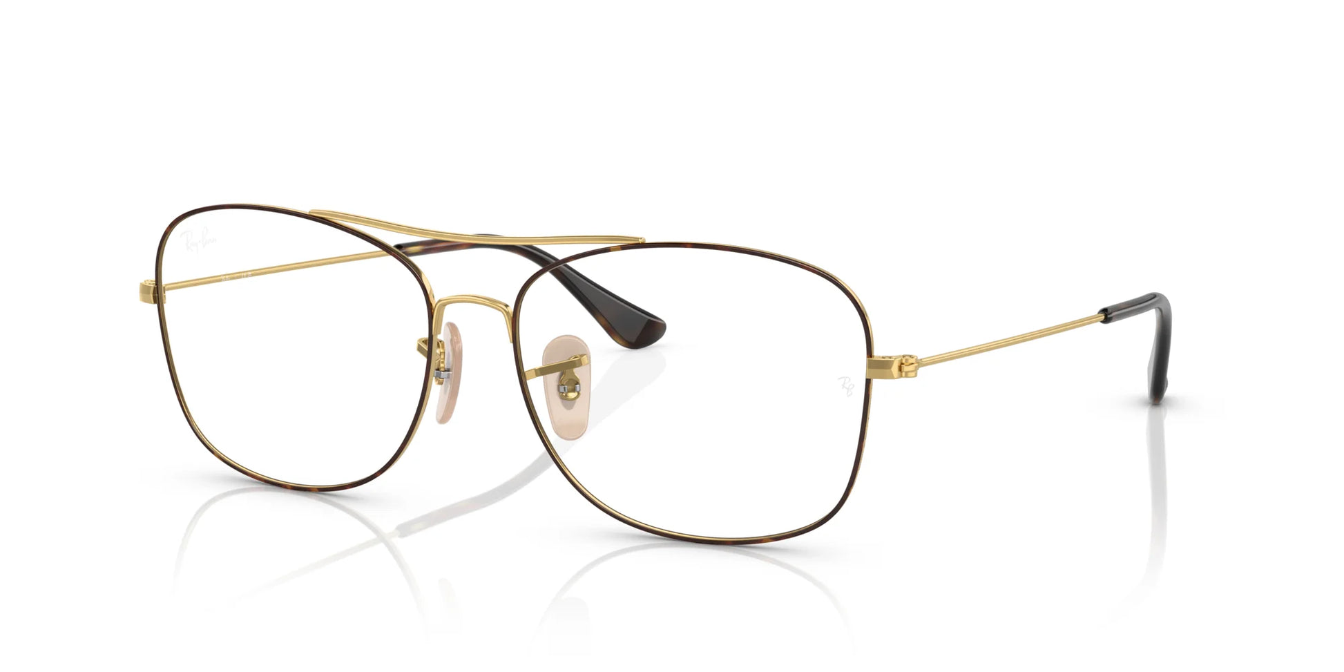 Ray-Ban RX6499 Eyeglasses Havana On Gold / Clear