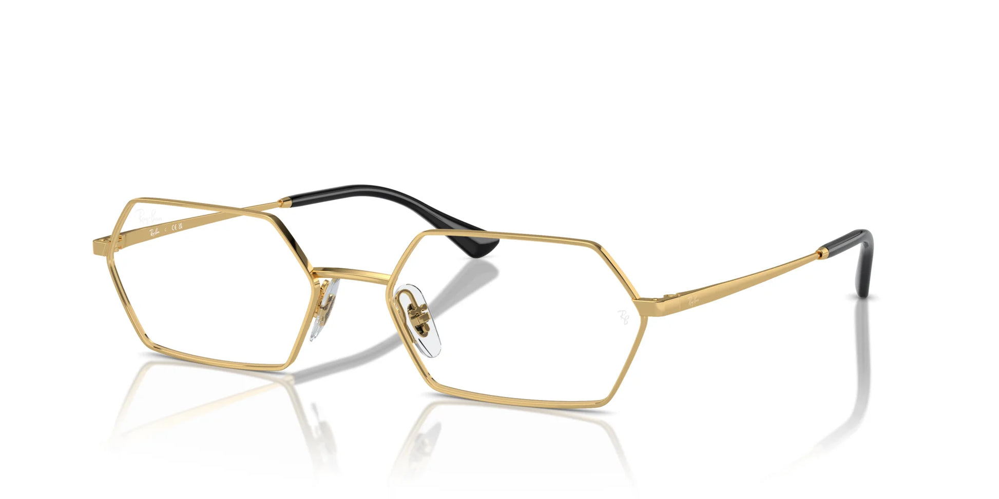 Ray-Ban YEVI RX6528 Eyeglasses Gold / Clear