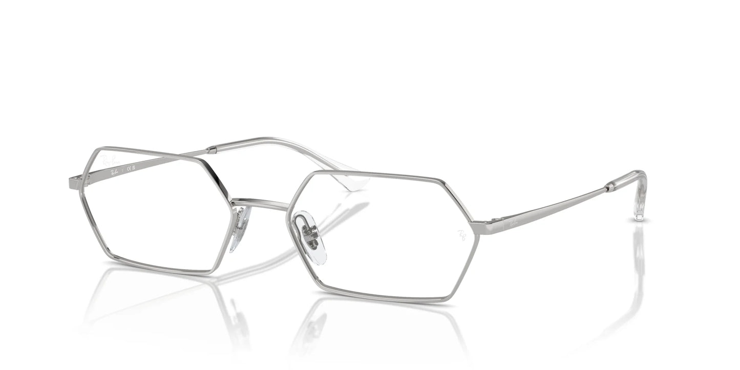 Ray-Ban YEVI RX6528 Eyeglasses Silver / Clear