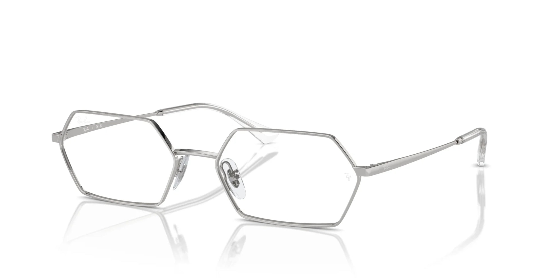Ray-Ban YEVI RX6528 Eyeglasses Silver / Clear