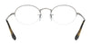Ray-Ban OVAL GAZE RX6547 Eyeglasses | Size 52 / Havana On Gunmetal №3034