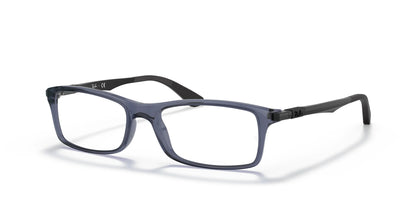 Ray-Ban RX7017 Eyeglasses Transparent Blue / Clear