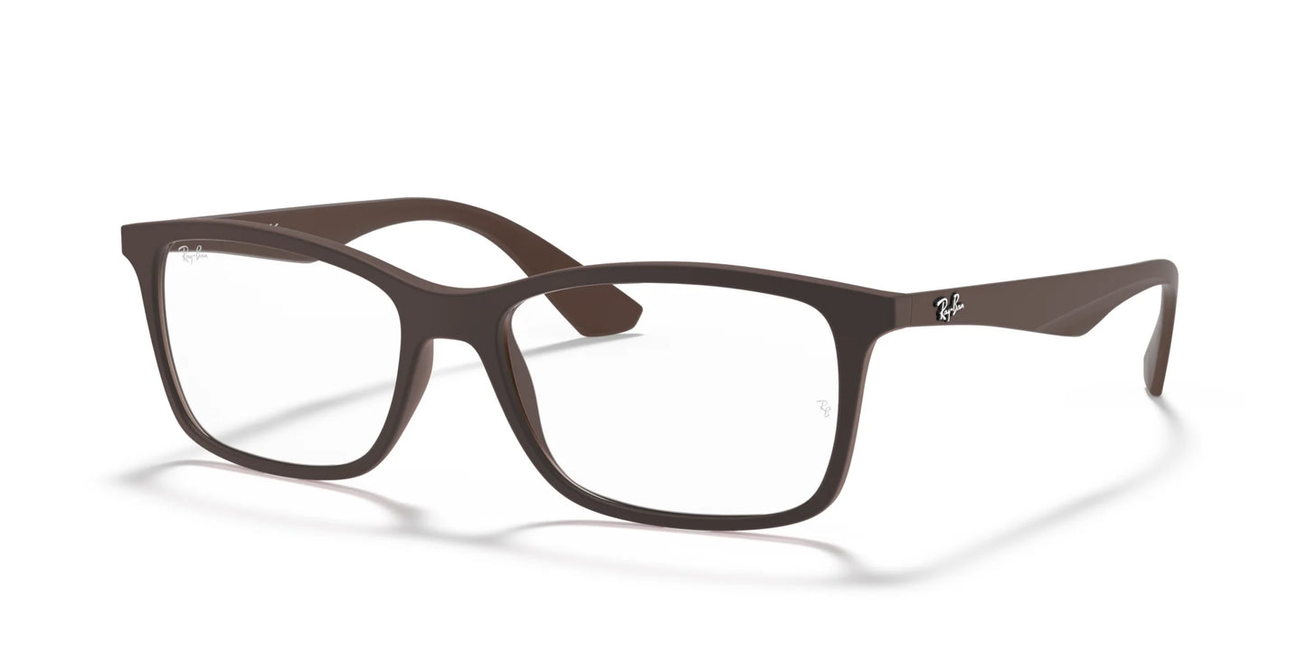 Ray-Ban RX7047 Eyeglasses Transparent Brown / Clear