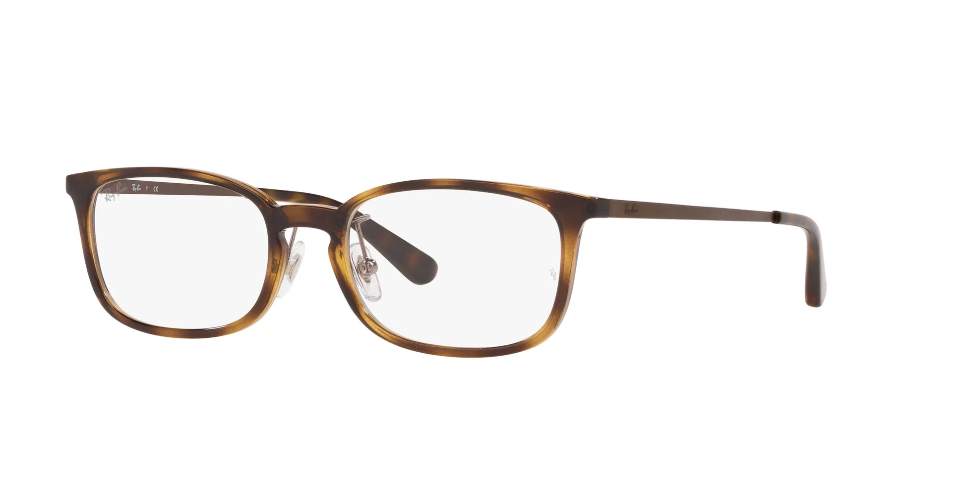 Ray-Ban RX7182D Eyeglasses Dark Havana