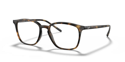 Ray-Ban RX7185 Eyeglasses Havana / Clear