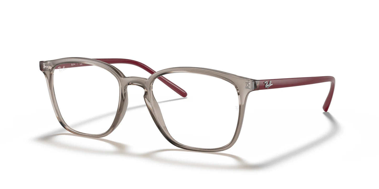 Ray-Ban RX7185 Eyeglasses Transparent Grey / Clear