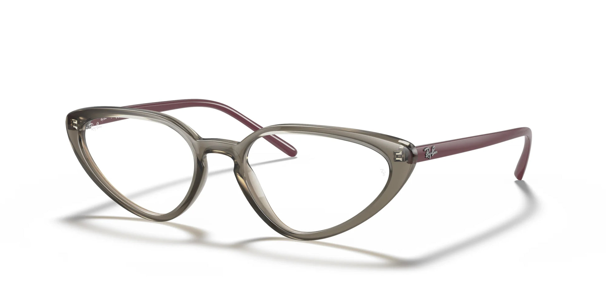Ray-Ban RX7188 Eyeglasses Transparent Grey / Clear