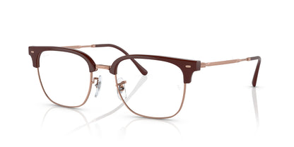 Ray-Ban NEW CLUBMASTER RX7216 Eyeglasses Bordeaux On Rose Gold