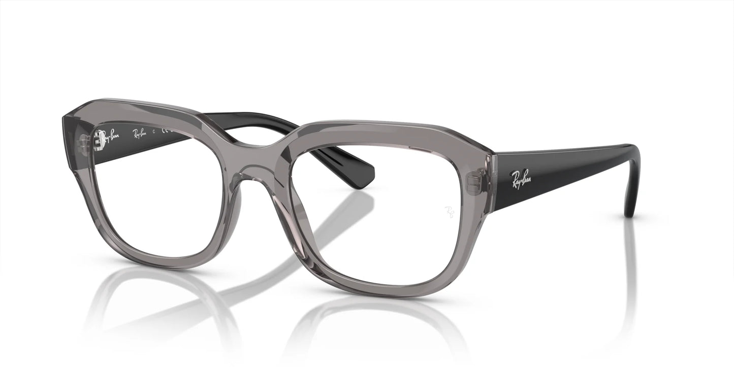 Ray-Ban LEONID RX7225F Eyeglasses Transparent Grey