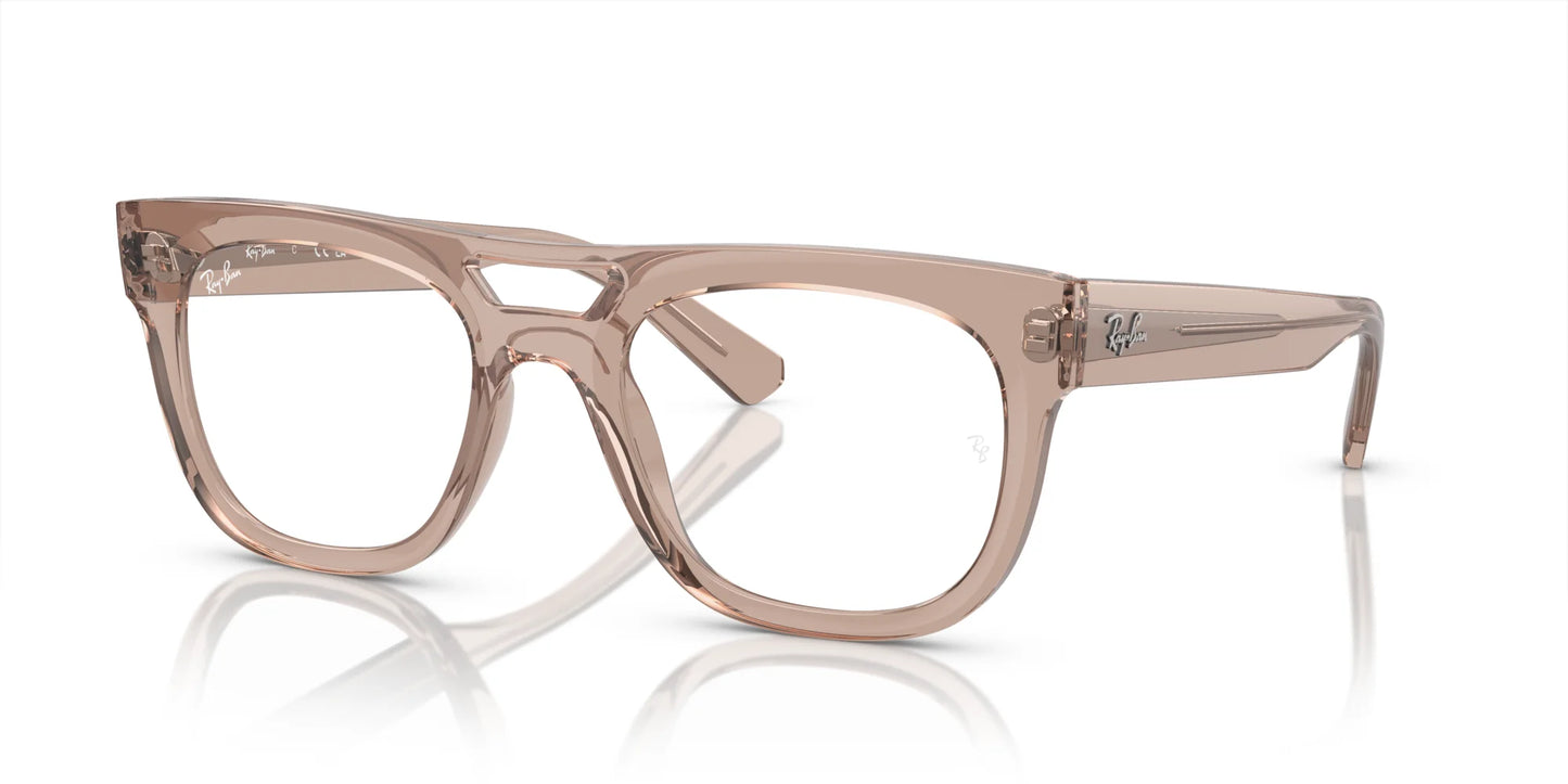 Ray-Ban PHIL RX7226 Eyeglasses Transparent Light Brown