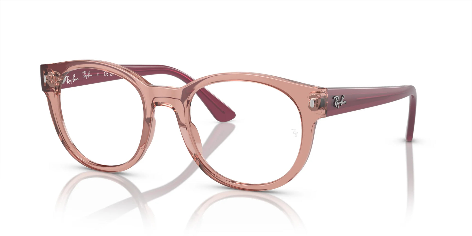 Ray-Ban RX7227 Eyeglasses Transparent Pink