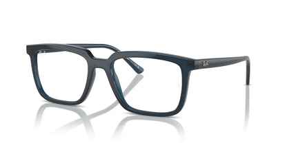 Ray-Ban ALAIN RX7239 Eyeglasses Opal Dark Blue