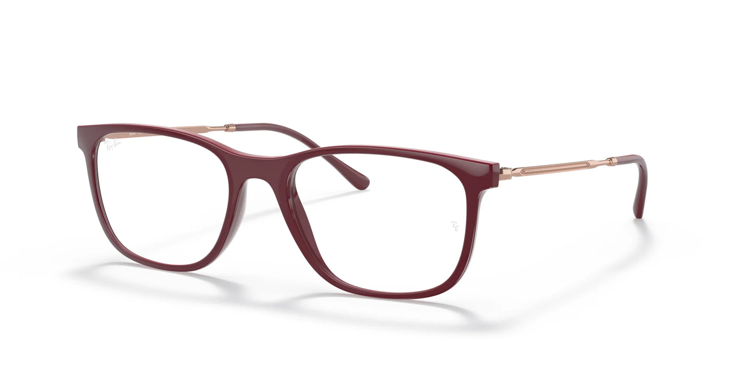 Ray-Ban RX7244 Eyeglasses Red Cherry / Clear
