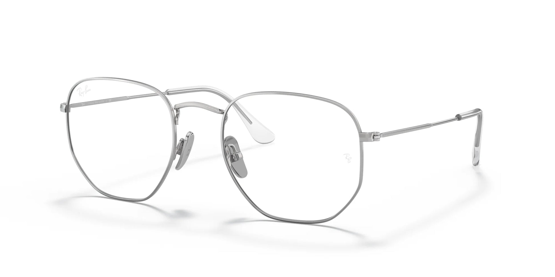 Ray-Ban HEXAGONAL RX8148V Eyeglasses Silver / Clear