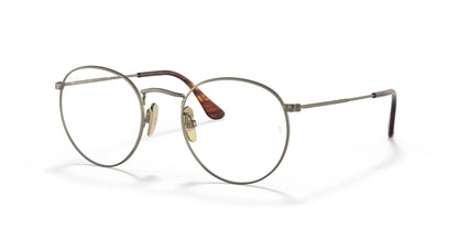 Ray-Ban ROUND RX8247V Eyeglasses Antique Gold / Clear