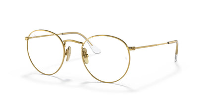 Ray-Ban ROUND RX8247V Eyeglasses Gold / Clear
