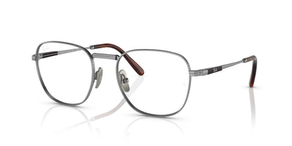 Ray-Ban FRANK TITANIUM RX8258V Eyeglasses Silver / Clear