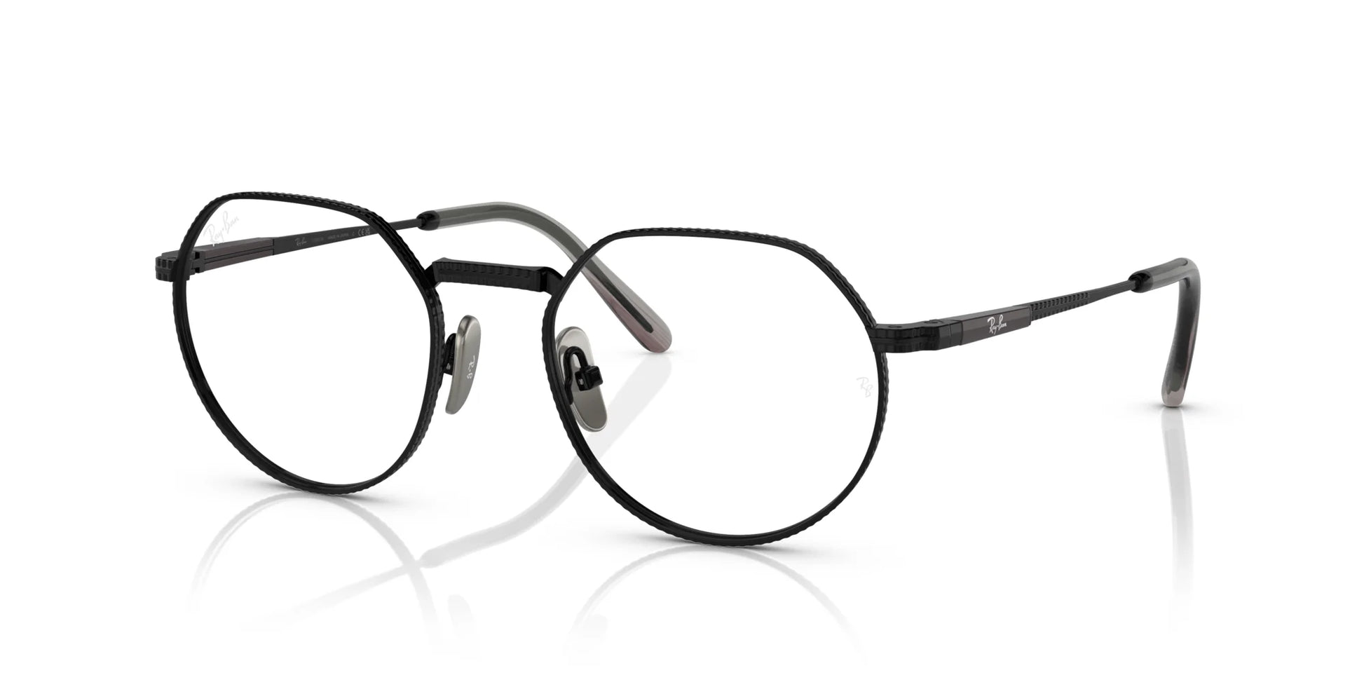 Ray-Ban JACK TITANIUM RX8265V Eyeglasses Black / Clear