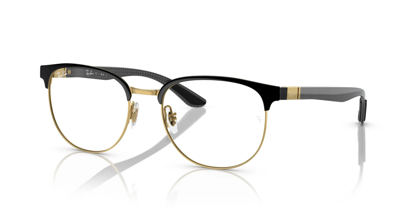Ray-Ban RX8422 Eyeglasses Black On Gold