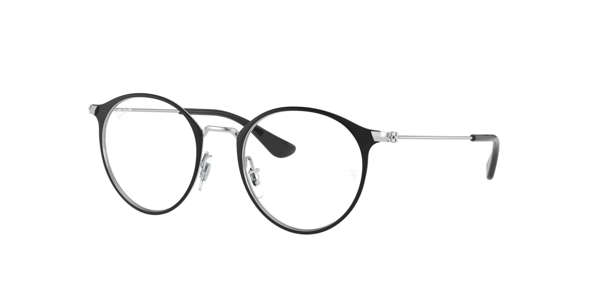 Ray-Ban RY1053 Eyeglasses Black On Silver / Clear