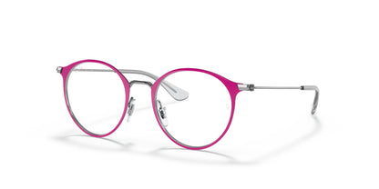 Ray-Ban RY1053 Eyeglasses Fuxia On Silver / Clear