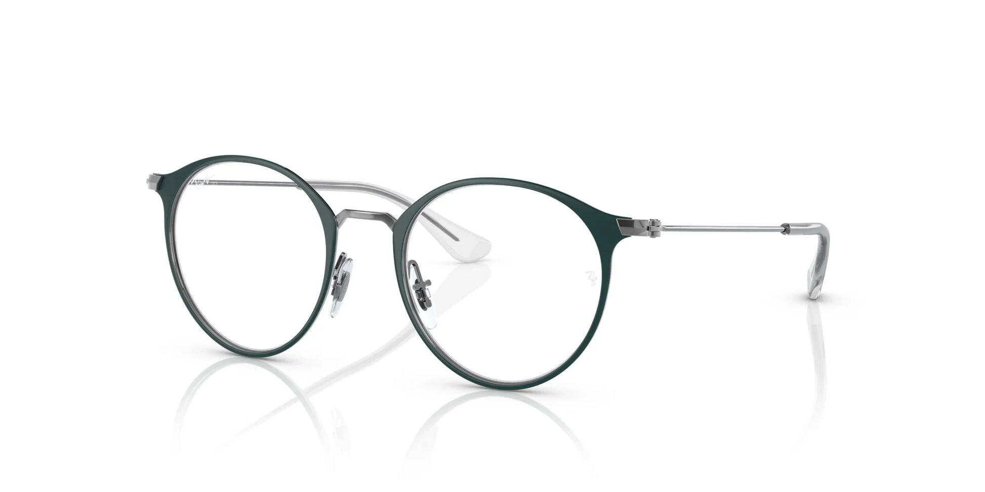 Ray-Ban RY1053 Eyeglasses Green On Silver