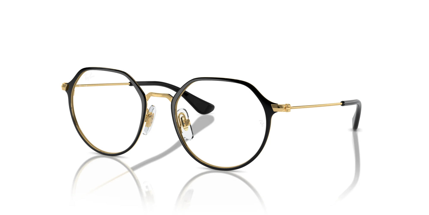 Ray-Ban RY1058 Eyeglasses Black On Gold / Clear