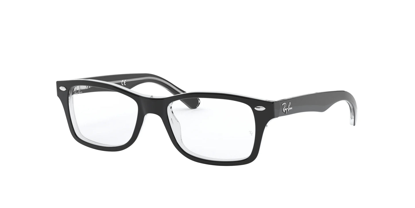 Ray-Ban RY1531 Eyeglasses Black On Transparent / Clear