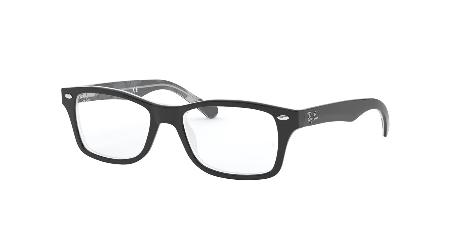 Ray-Ban RY1531 Eyeglasses Black On Grey / Clear