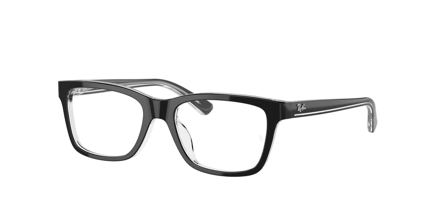 Ray-Ban RY1536 Eyeglasses Black On Transparent