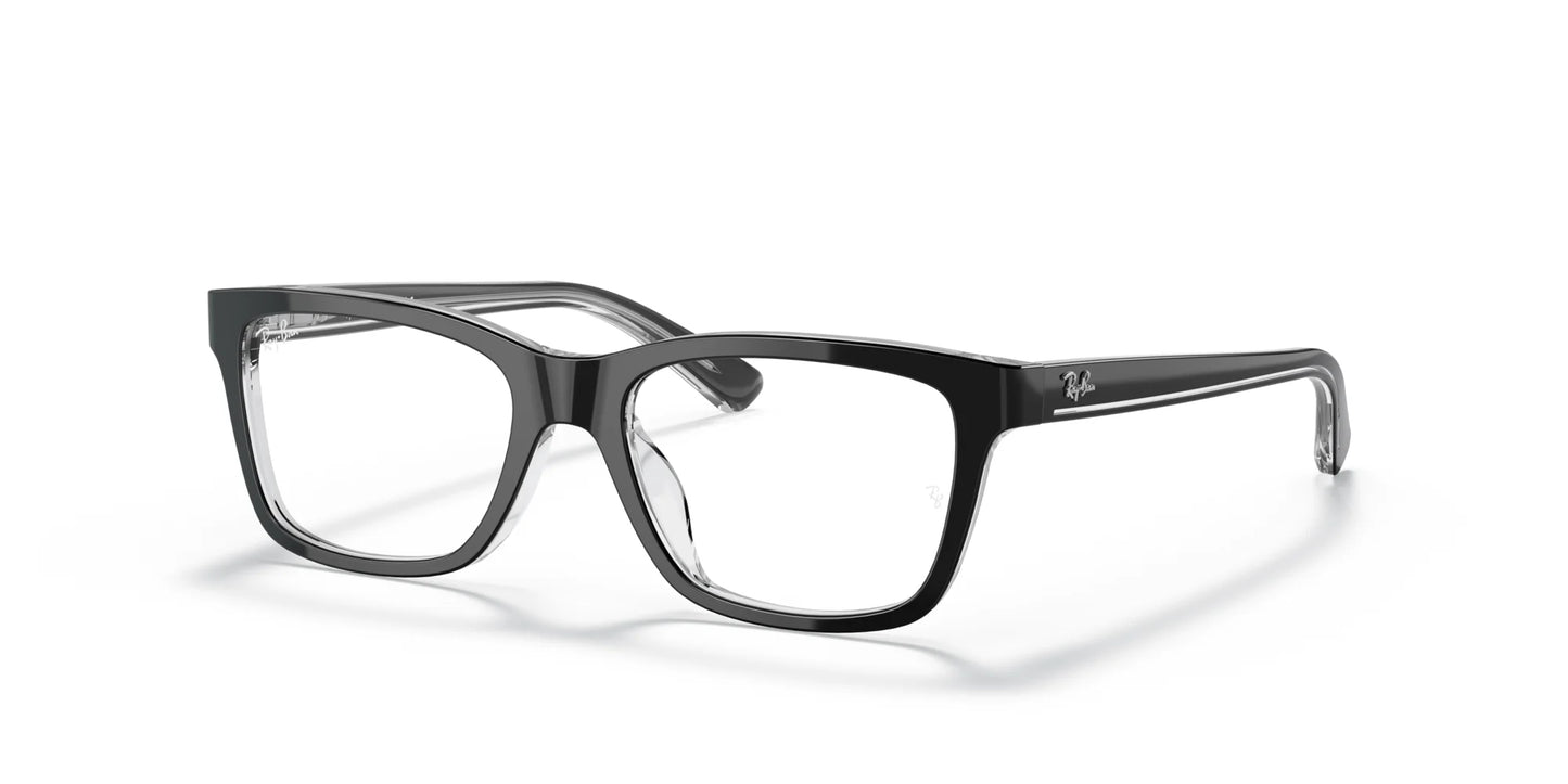 Ray-Ban RY1536 Eyeglasses Black On Transparent / Clear