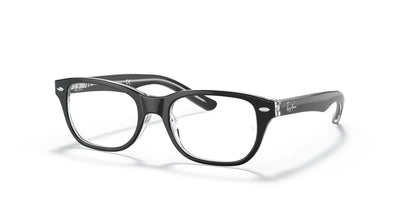 Ray-Ban RY1555 Eyeglasses Black On Transparent / Clear