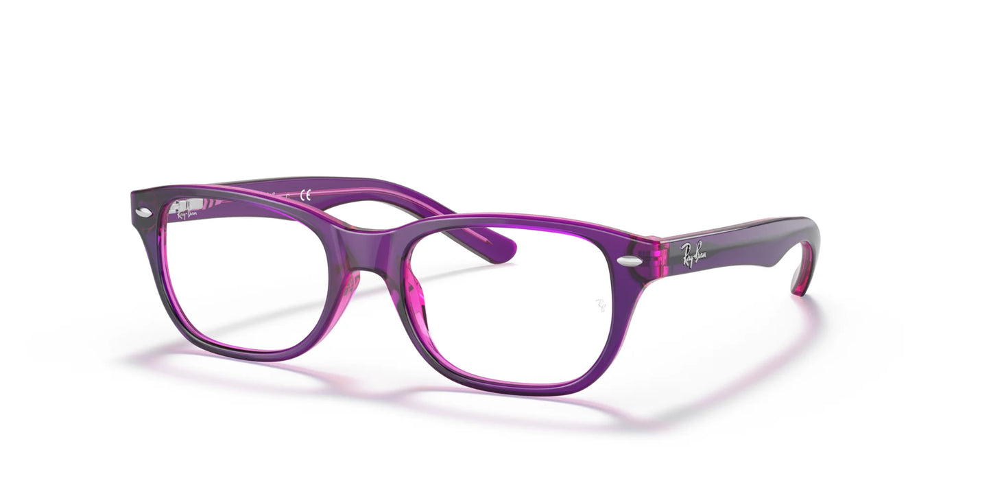 Ray-Ban RY1555 Eyeglasses Violet On Fuxia Fluo / Clear