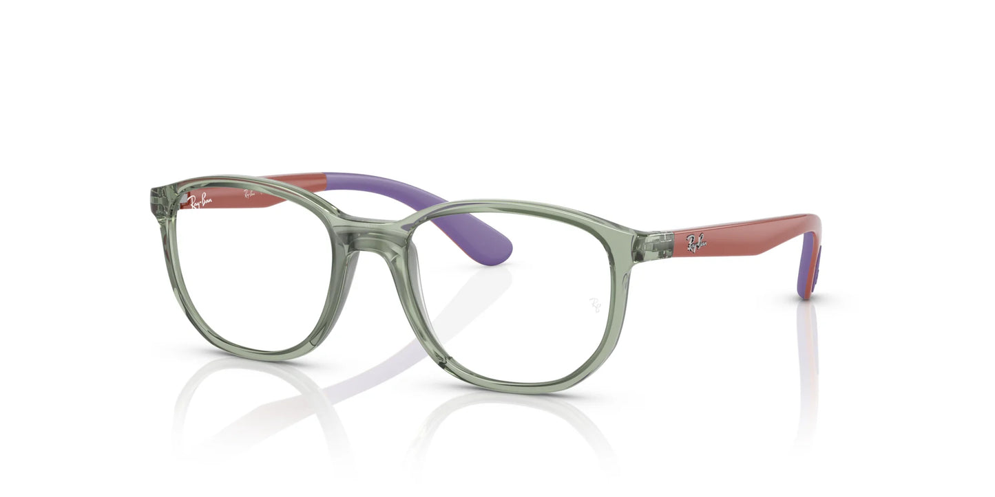 Ray-Ban RY1619 Eyeglasses Transparent Green On Rubber Wisteria / Clear