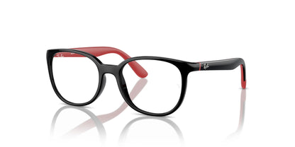 Ray-Ban RY1631 Eyeglasses Black On Red / Clear