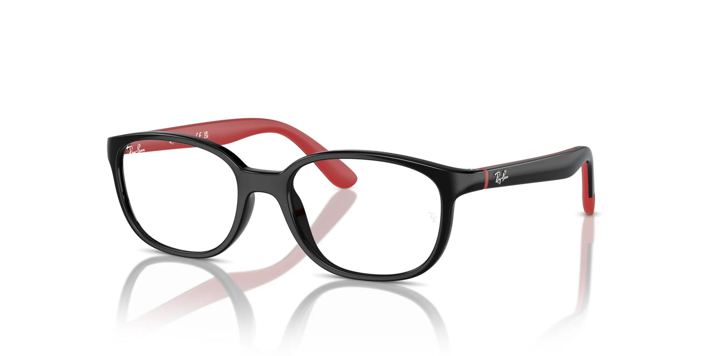 Ray-Ban RY1632 Eyeglasses Black On Red / Clear