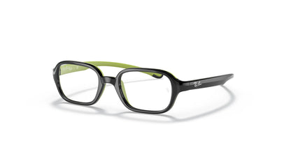 Ray-Ban RY9074V Eyeglasses Black On Green / Clear