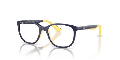 Ray-Ban RY9078V Eyeglasses Dark Blue On Yellow / Clear
