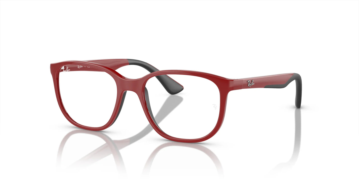 Ray-Ban RY9078V Eyeglasses Red On Black / Clear
