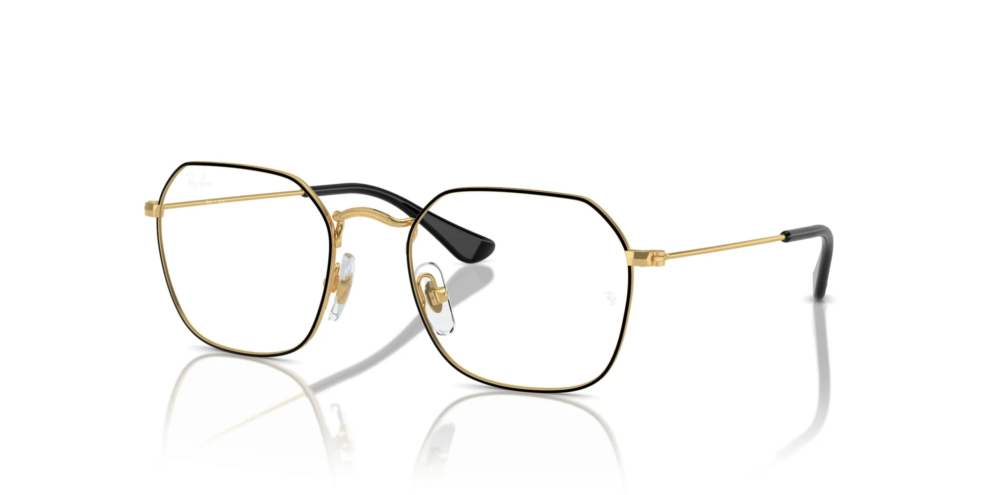 Ray-Ban RY9594V Eyeglasses Black On Gold / Clear