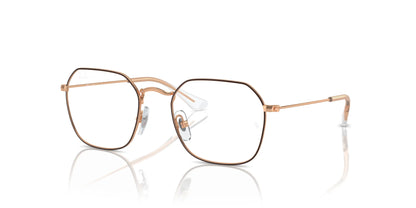 Ray-Ban RY9594V Eyeglasses Brown On Rose Gold / Clear