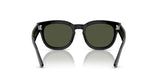 Ray-Ban MEGA HAWKEYE RB0298S Sunglasses, featuring bold acetate frames and dark lenses, viewed from the front on a white background.