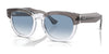 Ray-Ban MEGA HAWKEYE RB0298SF Sunglasses | Size 53 / Grey On Transparent №13553F / Clear/Blue (2N 29.9%)