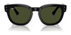 Ray-Ban MEGA HAWKEYE RB0298SF Sunglasses | Size 53 / Black №901/31 / Green (3N 13.2%)
